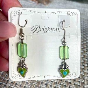 💕 New Brighton Deco Glass Earrings